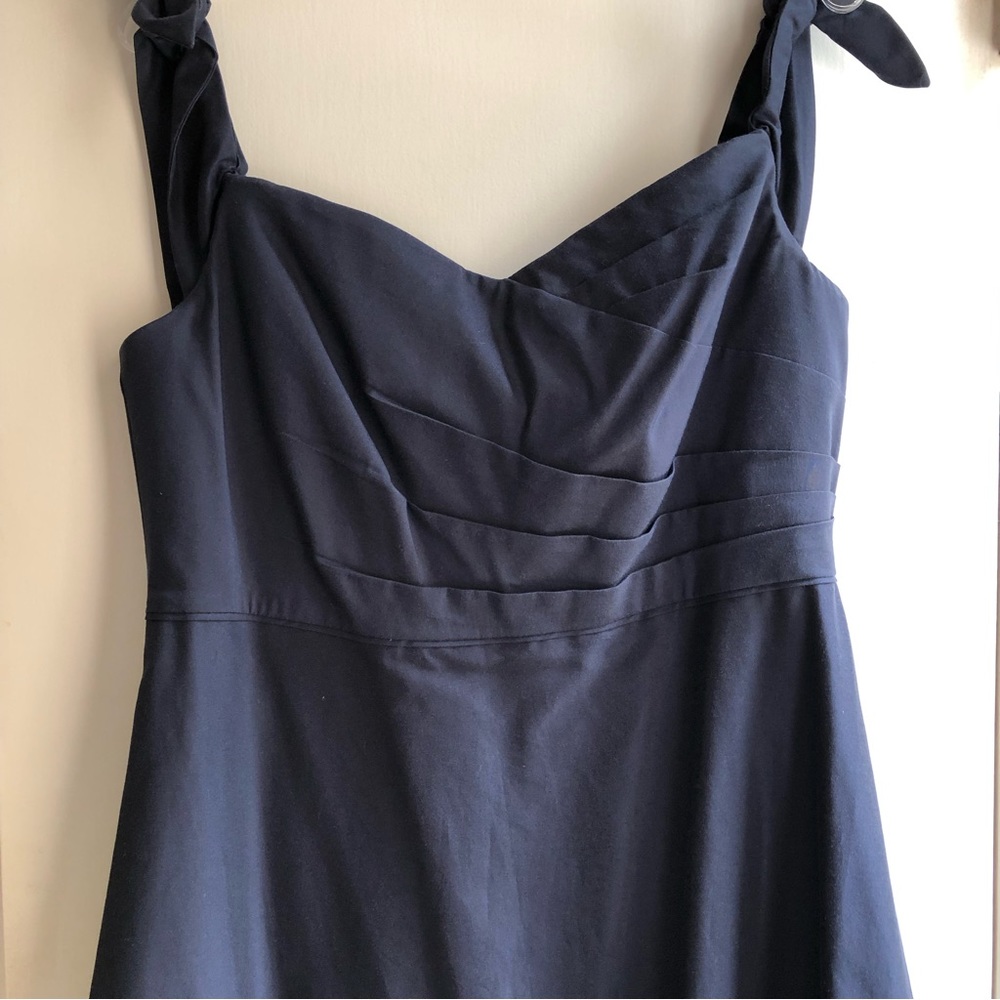J. Crew Off-the-shoulder Navy A-line cocktail dress - Picture 6 of 7